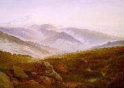 Caspar David Friedrich Riesengebirge oil painting on canvas